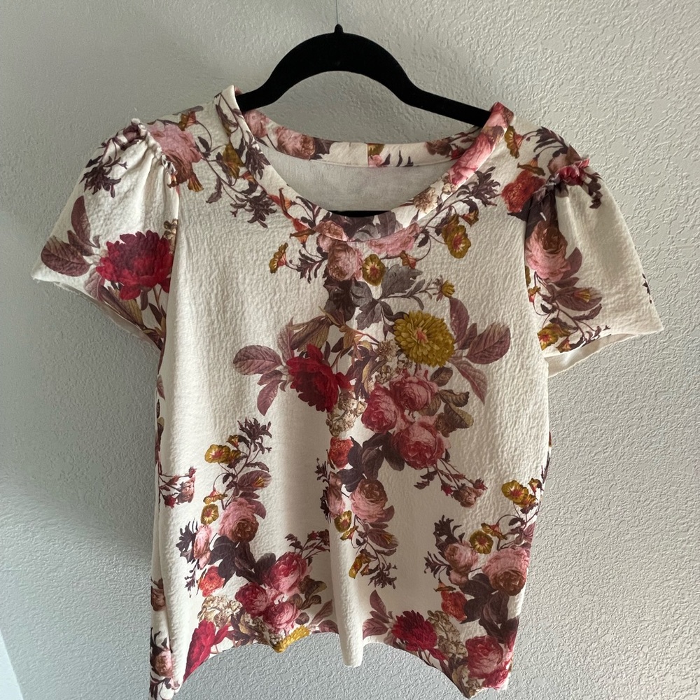 Zara Floral Top